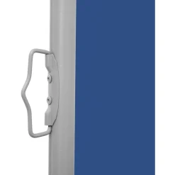 Discount FinePRICE Sisäänvedettävä terassin sivumarkiisi 140x1200 cm sininen