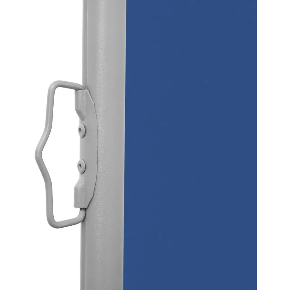 Discount FinePRICE Sisäänvedettävä terassin sivumarkiisi 140x1200 cm sininen