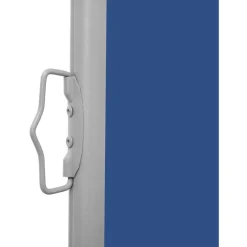 Best FinePRICE Sisäänvedettävä terassin sivumarkiisi 600x160 cm sininen