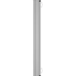 New FinePRICE Sisäänvedettävä terassin sivumarkiisi 600x160 cm ruskea