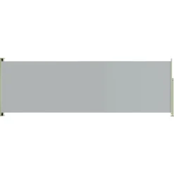 FinePRICE Sisäänvedettävä terassin sivumarkiisi 117x600 cm ruskea