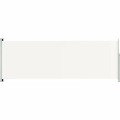 FinePRICE Sisäänvedettävä terassin sivumarkiisi 117x600 cm ruskea