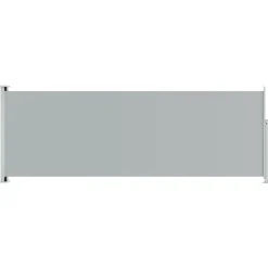 FinePRICE Sisäänvedettävä terassin sivumarkiisi 117x600 cm ruskea