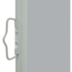 Clearance FinePRICE Sisäänvedettävä terassin sivumarkiisi 80x300 cm harmaa