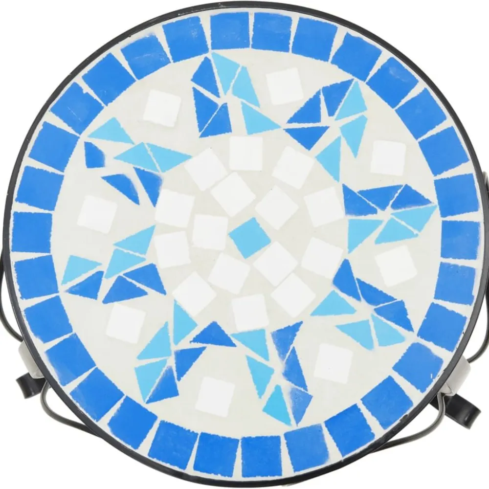 Clearance FinePRICE Sivupöytä/kasviteline mosaiikki terrakotta (41127)