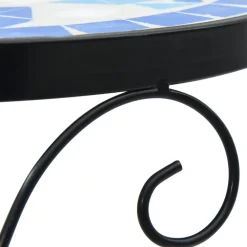 Clearance FinePRICE Sivupöytä/kasviteline mosaiikki terrakotta (41127)