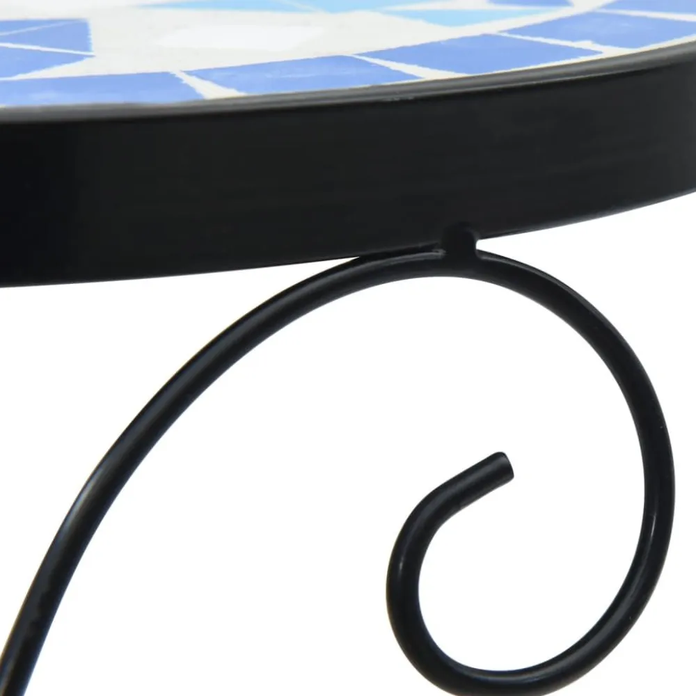 Clearance FinePRICE Sivupöytä/kasviteline mosaiikki terrakotta (41127)