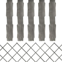 Outlet FinePRICE Säleaidat 5 kpl kuusi 180x30 cm harmaa