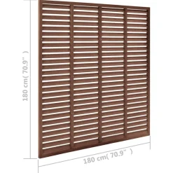 Sale FinePRICE Säleikköaita WPC 180x180 cm ruskea