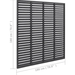 Sale FinePRICE Säleikköaita WPC 180x180 cm ruskea