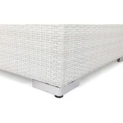 Online Comfort Garden Sohvan päätymoduuli Bahamas vasen valkoinen/harmaa