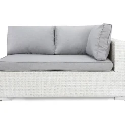 Online Comfort Garden Sohvan päätymoduuli Bahamas vasen valkoinen/harmaa