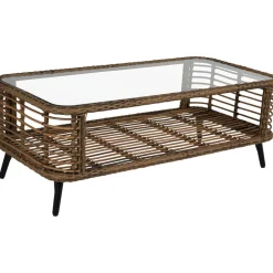 Outlet Brafab Sohvapöytä Covelo, 122x61cm, ruskea