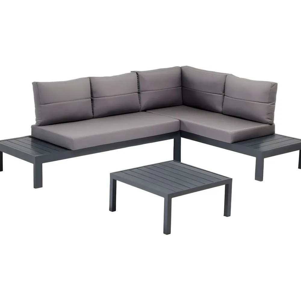 Best Linento Garden Sohvaryhmä Verona Alm, 3-istuttava, harmaa