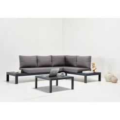 Best Linento Garden Sohvaryhmä Verona Alm, 3-istuttava, harmaa