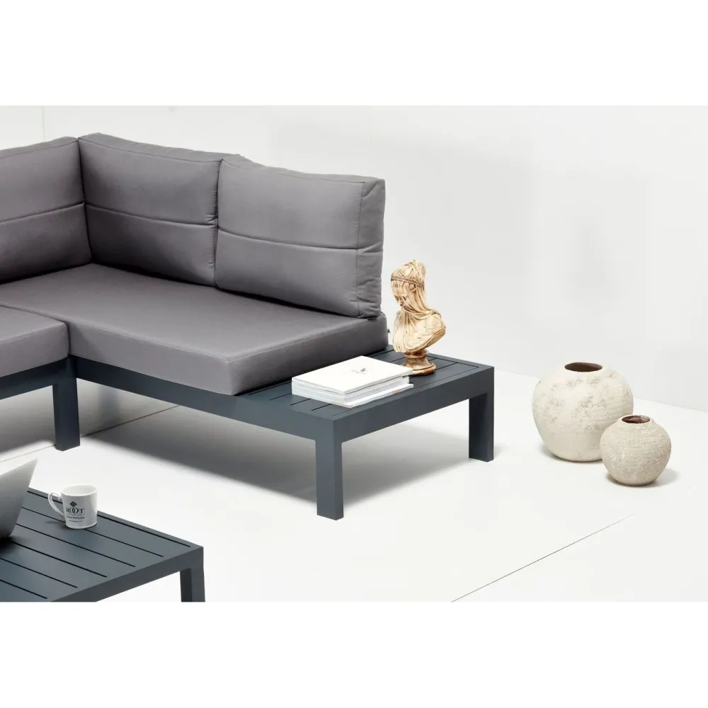 Best Linento Garden Sohvaryhmä Verona Alm, 3-istuttava, harmaa