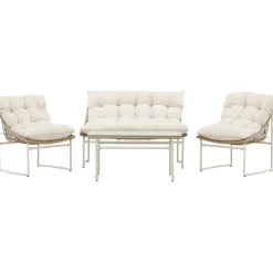 Sale Venture Home Sohvaryhmä Tina, 2-istuttava sohva + 2 lepotuolia + sohvapöytä, beige