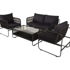 Online Venture Home Sohvaryhmä Utah musta