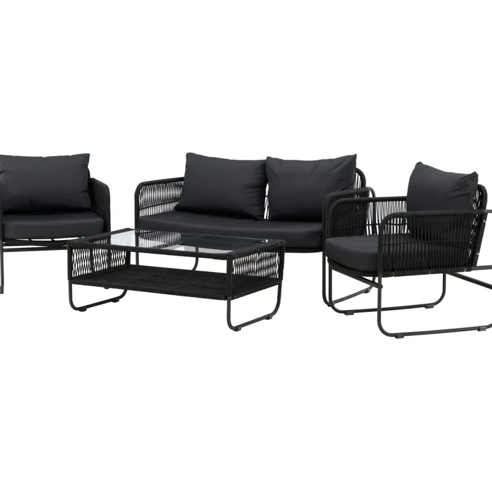 Online Venture Home Sohvaryhmä Utah musta