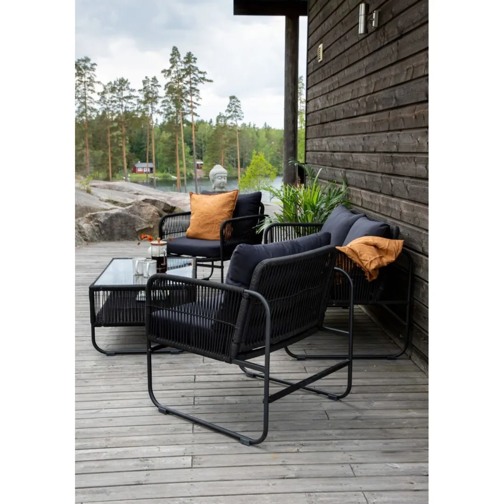 Online Venture Home Sohvaryhmä Utah musta