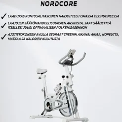 Discount Nordcore Spinningpyörä Core 1300, valkoinen