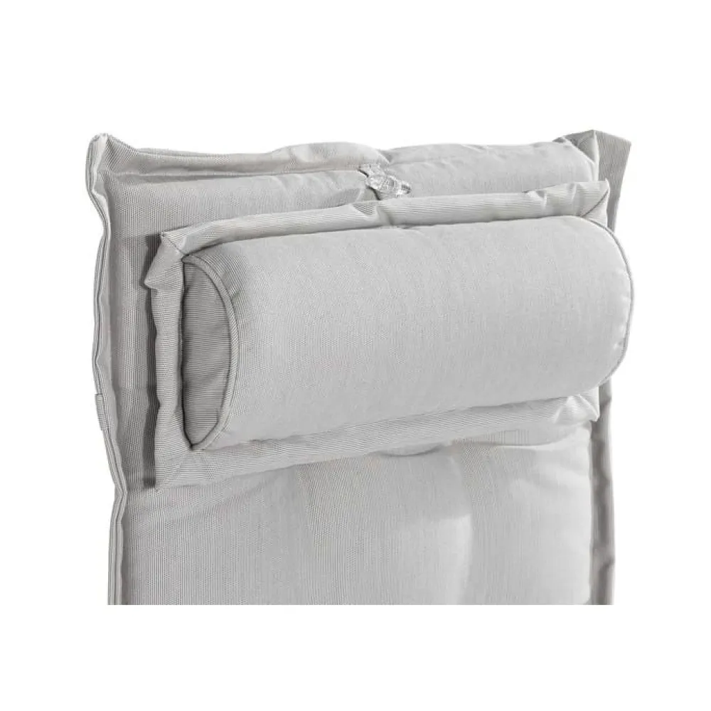 Best Comfort Garden Säätötuolin pehmuste, niskatyynyllä, luonnonvalkoinen