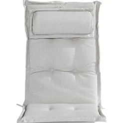 Best Comfort Garden Säätötuolin pehmuste, niskatyynyllä, luonnonvalkoinen