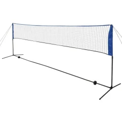 New FinePRICE Sulkapalloverkko ja sulkapallot, 500x155cm