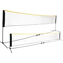 Discount React Sulkapalloverkko Korkeus Säädettävä, sis. kantolaukku ja maakiilat, 500x80 cm