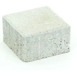 Hot Rudus Suojatiekivi Kartanonoppa 80 138x138x80 mm sileä valkoinen