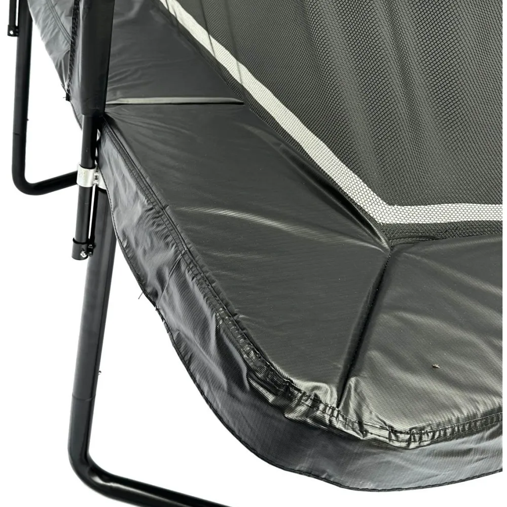 Clearance Stratos Suorakaide Trampoliini Premium Black Line, 275x427 cm, sis. portaat ja turvaverkko