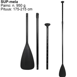 Online I-Sport Sup- ja kajakkimela , 2-in-1, alumiini
