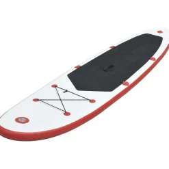Discount FinePRICE SUP-lautasetti, ilmatäytteinen, 390cm, punainen/valkoinen