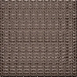 Best FinePRICE Taitettava bistropöytä ruskea 55x54x71 cm polyrottinki