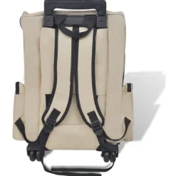 Discount FinePRICE Taitettava lemmikkikärry, monikäyttöinen, beige