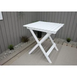 Outlet Baltic Garden Taitettava puutarhapöytä Wilma 65x65cm er värejä