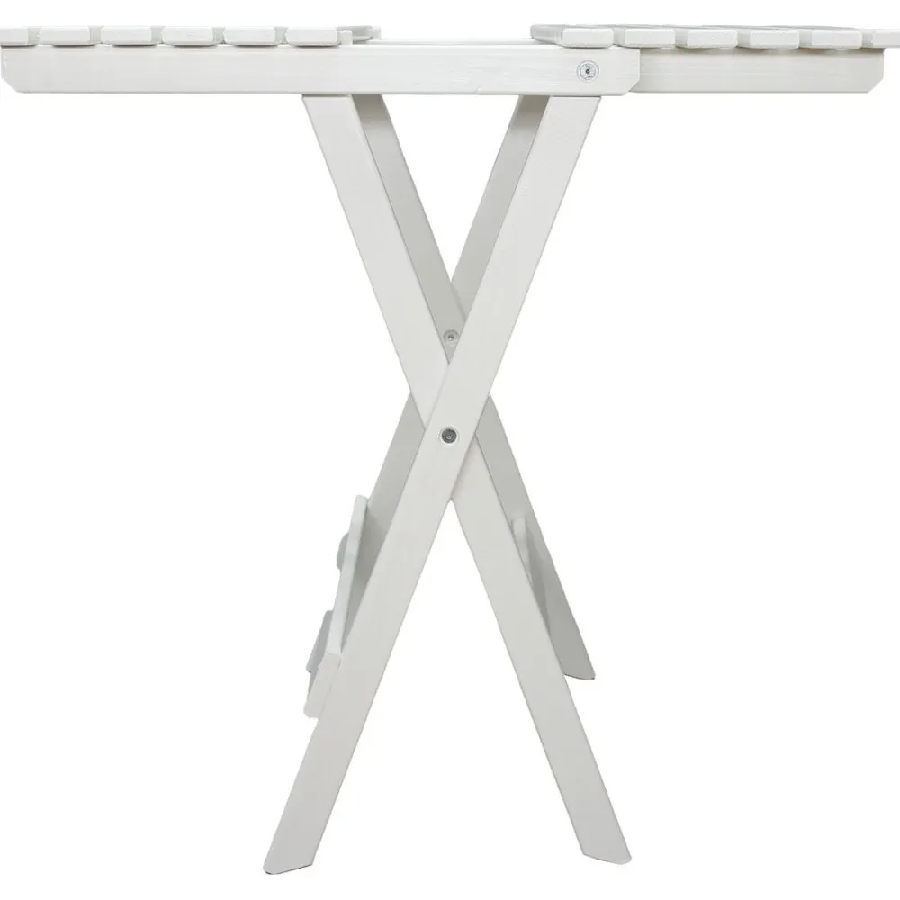 Outlet Baltic Garden Taitettava puutarhapöytä Wilma 65x65cm er värejä