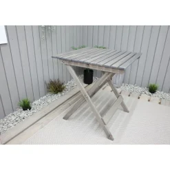 Outlet Baltic Garden Taitettava puutarhapöytä Wilma 65x65cm er värejä