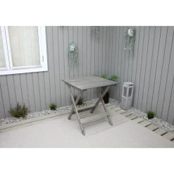 Outlet Baltic Garden Taitettava puutarhapöytä Wilma 65x65cm er värejä