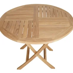 Best Baltic Garden Taitettava pöytä Milano, Ø100 cm
