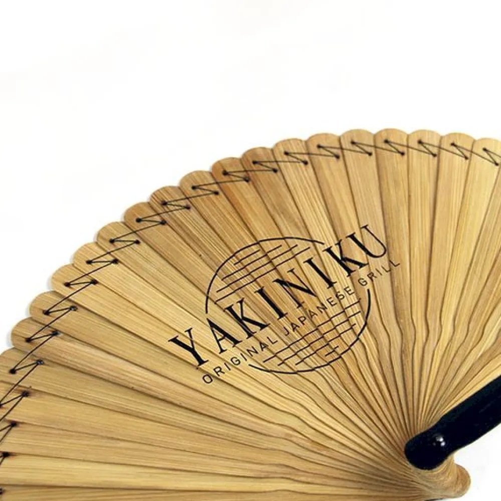 Online Yakiniku Taitettava tuuletin Bambu