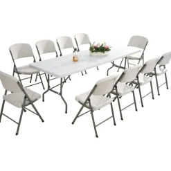 Sale AB Polar Taittopöytä 74x74x180 cm teräsjalat