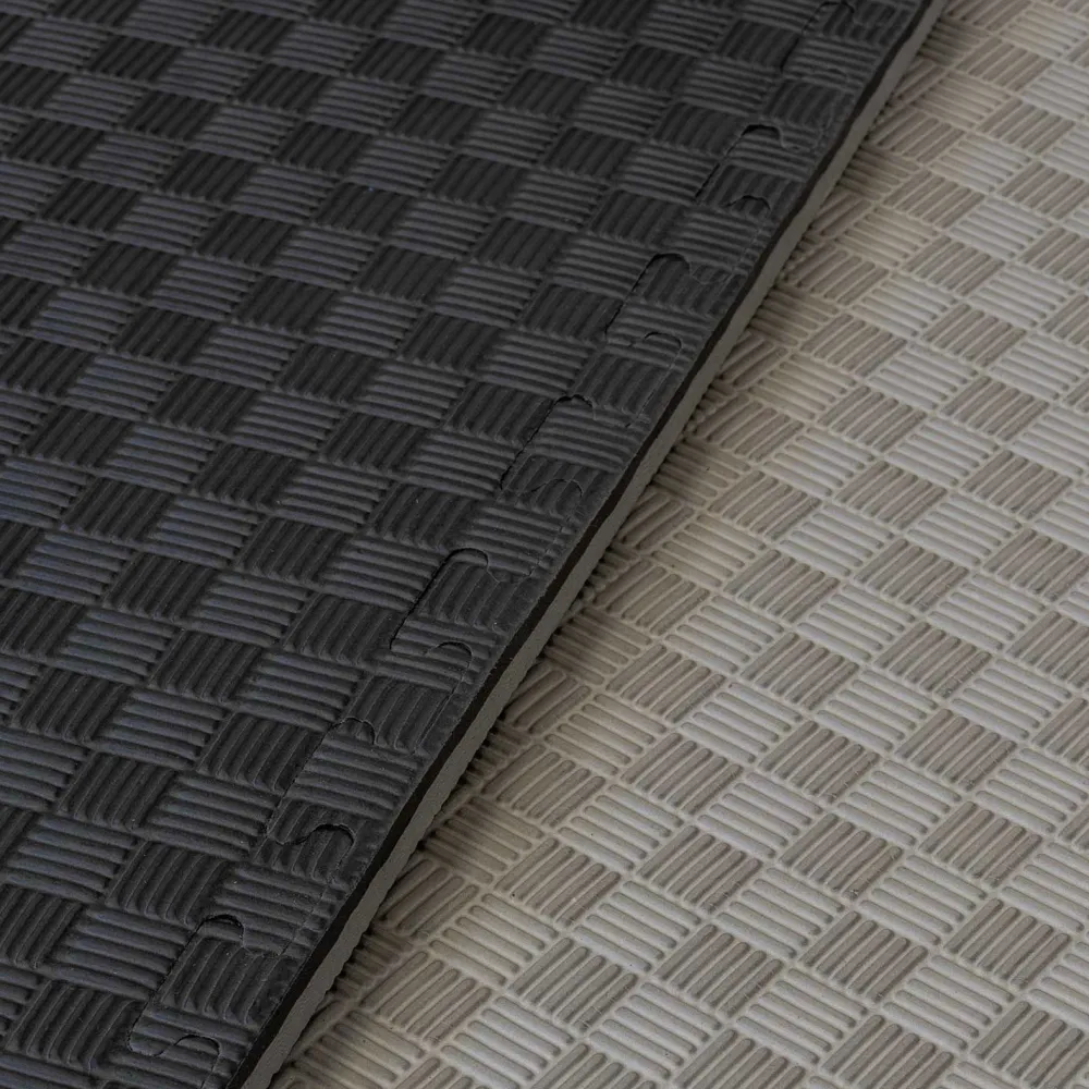 Clearance React Tatamimatto , 100x100x2 cm, musta/harmaa