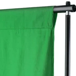 Outlet FinePRICE Taustakangas puuvilla, chromakey, 300x300 cm, vihreä