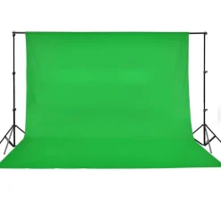 Sale FinePRICE Taustakangas puuvilla, chromakey, 500x300 cm, vihreä