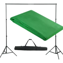 Discount FinePRICE Taustakankaan tukijärjestelmä 300x300 cm vihreä