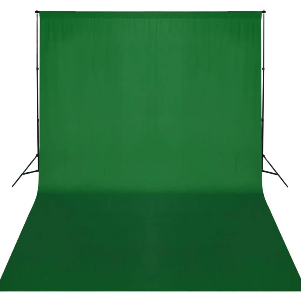 Online FinePRICE Taustakankaan tukijärjestelmä, 500x300 cm, vihreä