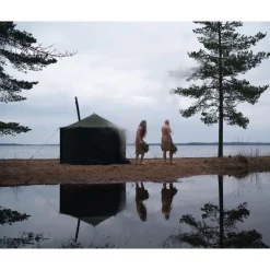 Savotta Telttasauna Hiisi 4 + kamiina ja kiviritilä