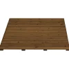 Discount Tammiston puu Terassielementti Laatta T02R 900x900 mm 4 tukirimaa ruskea