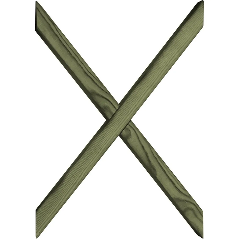 New Tammiston puu Terassielementti Ristikko puolikasaitaan T35 vihreä